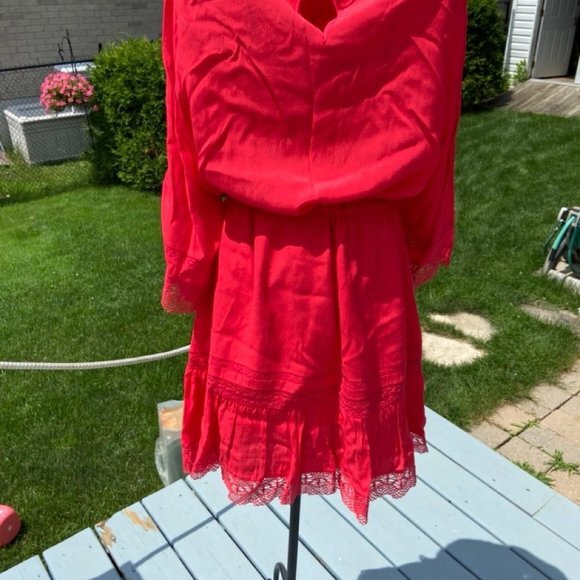 Beautifully braided detail Maje dress in Red Size 3 (Maje) EUC - Picture 5 of 15